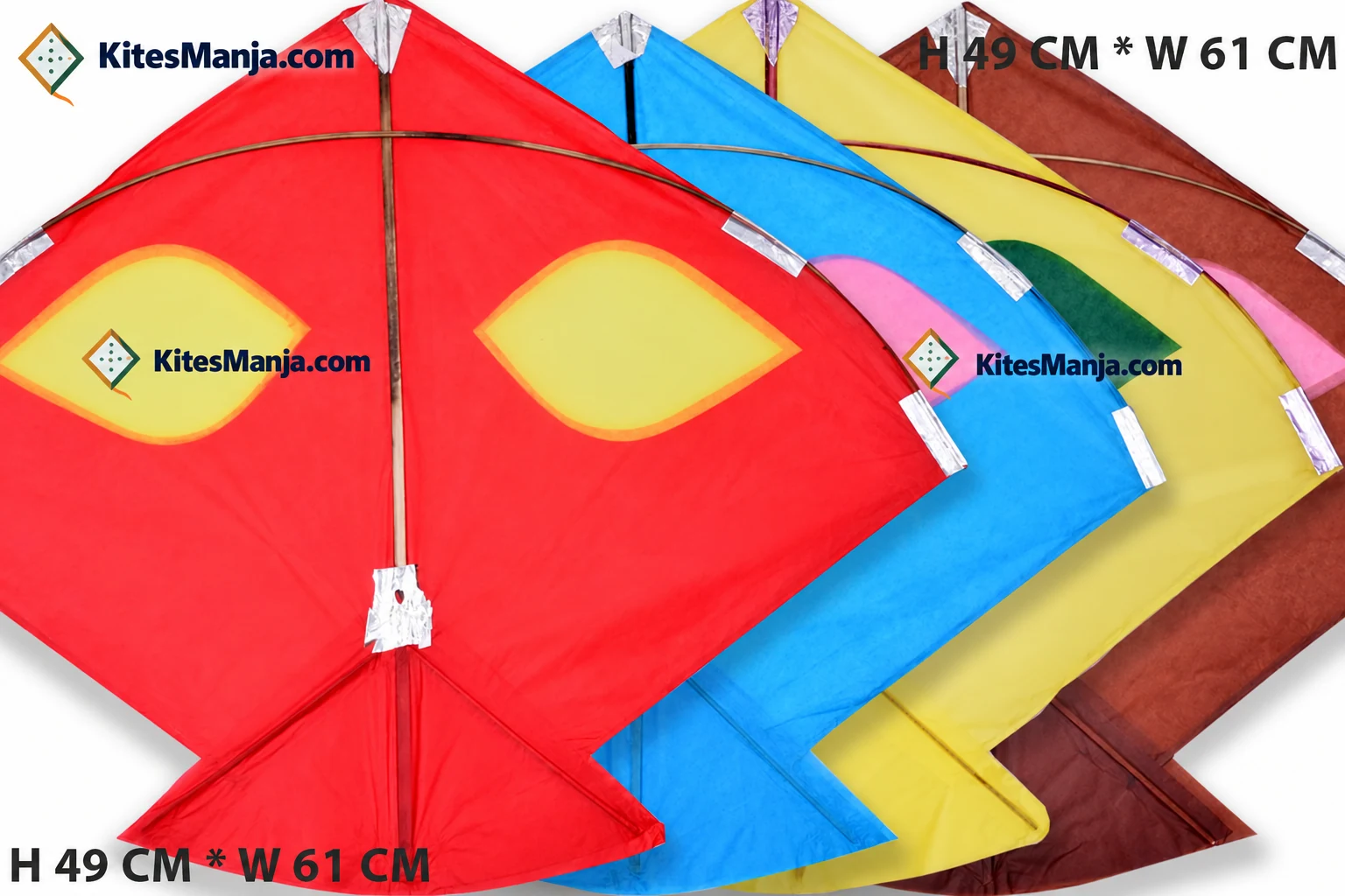 40 Khambhati Eye Kat Designer Adadhiya Kites (Size 49*61 Centimeter) + Free Shipping