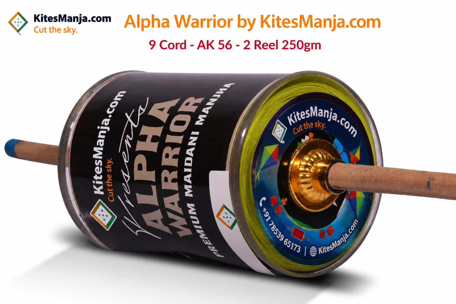 Alpha Warrior 9 Cord AK56 Platinum (2 Reel)