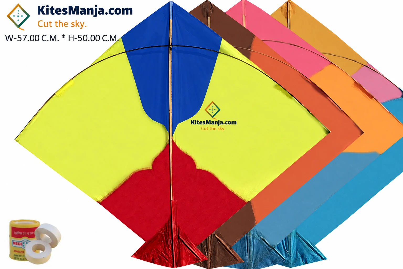40 Designer Cheel Kat Kites (Size 57*50 Centimeter) + Free Shipping