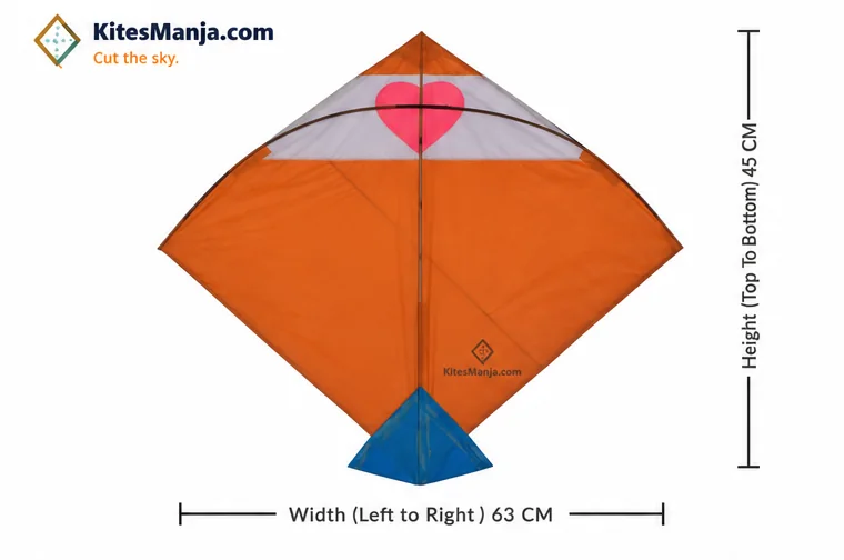 16 Addhi Kolkata Kites (Size 45*63 Centimetres)