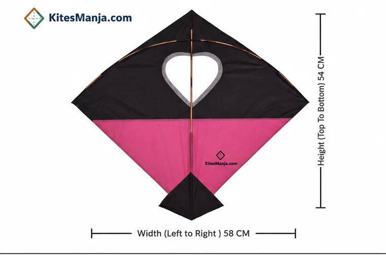 16 Addhi Kolkata Kites (Size 54*58 Centimetres)