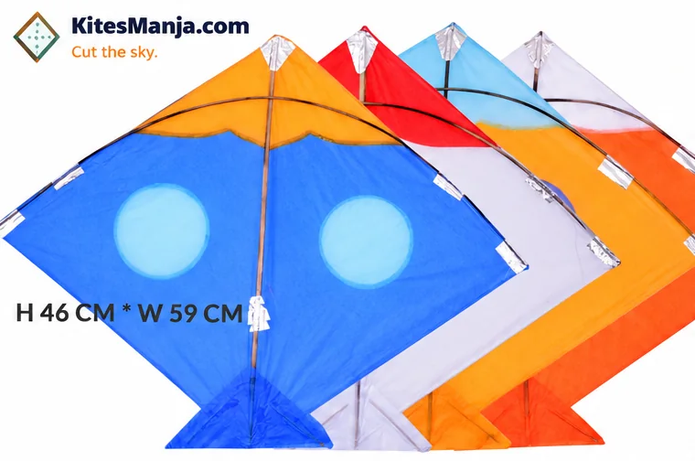 40 Indian Cheel Kites Eye Kat khambhati Kites (Size 46*59 Centimeters) + Free Shipping