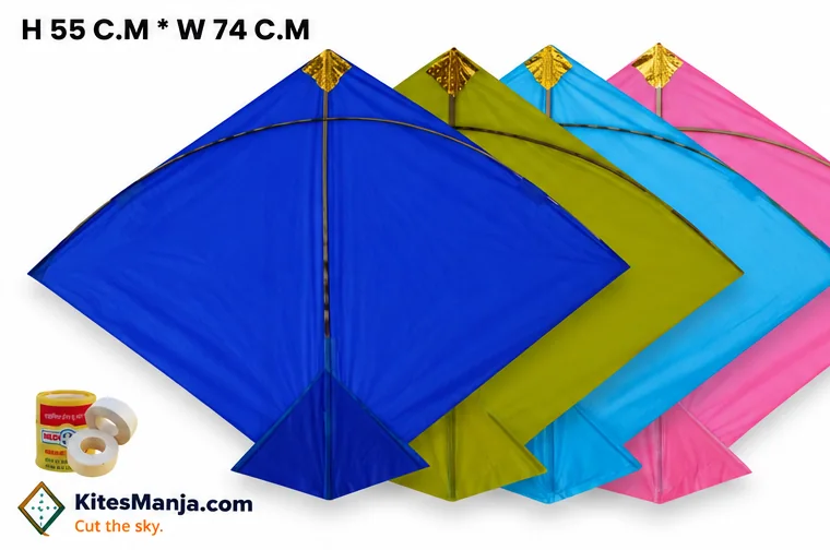 40 Ponia Cheel Colour Kites (Size 55*74 Centimeter) + Free Shipping