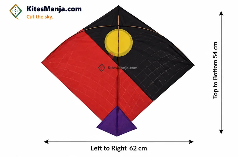 16 Addhi Tournament Kites (Size 54*62 Centimetres)