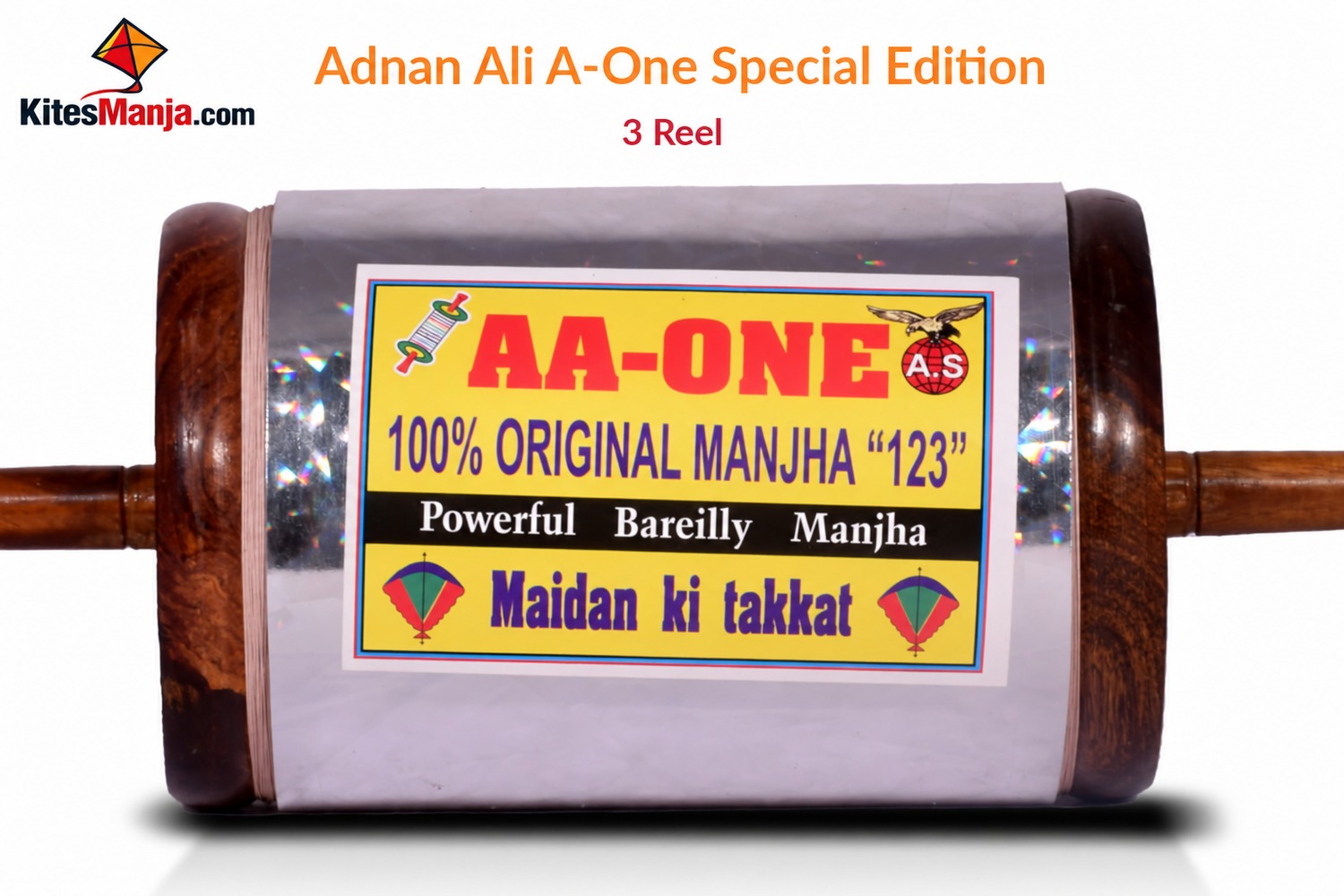 Adnan Ali – A One Special Edition 9 Cord Manjha (3 Reel) Extra Strong Kite Manjha + Free Shipping