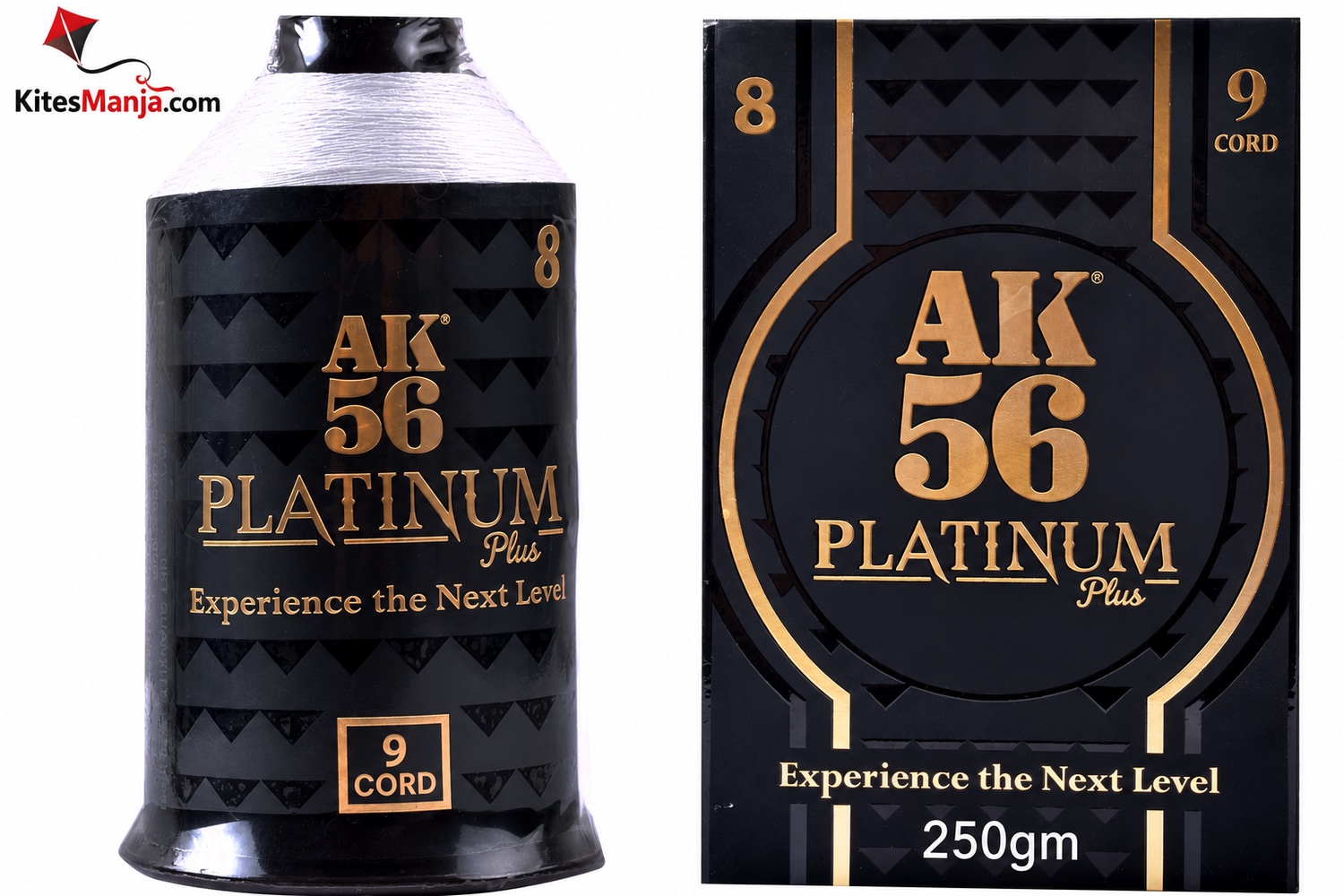 All New AK 56 Platinum Plus 9 Cord White Cotton Thread for Kite Flying (Original) 250 gm + 50 Rs Shipping