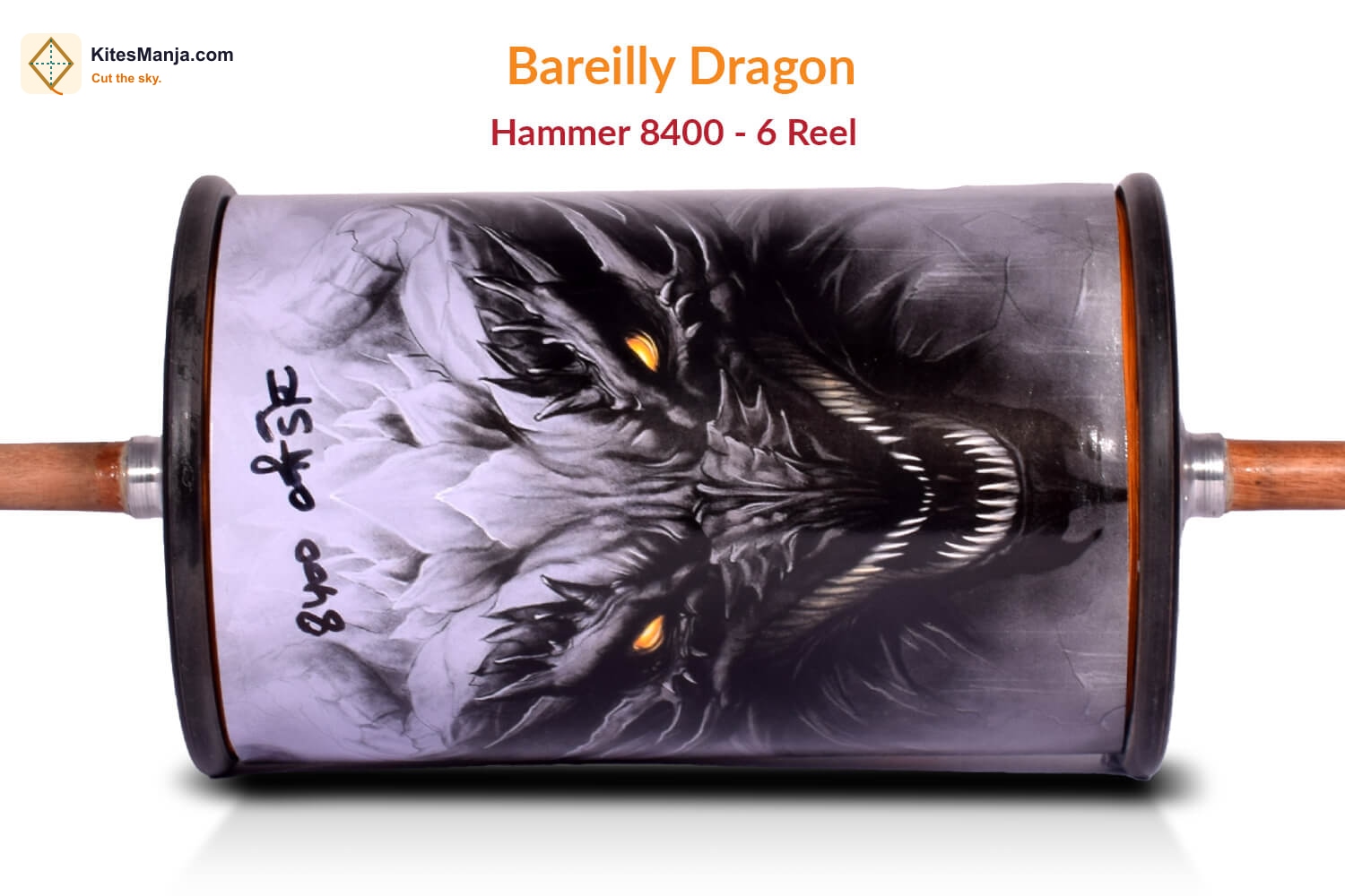 Original Super Sharp Bareilly Dragon Hammer 8400 (6 Reel) Manjha – Free Delivery