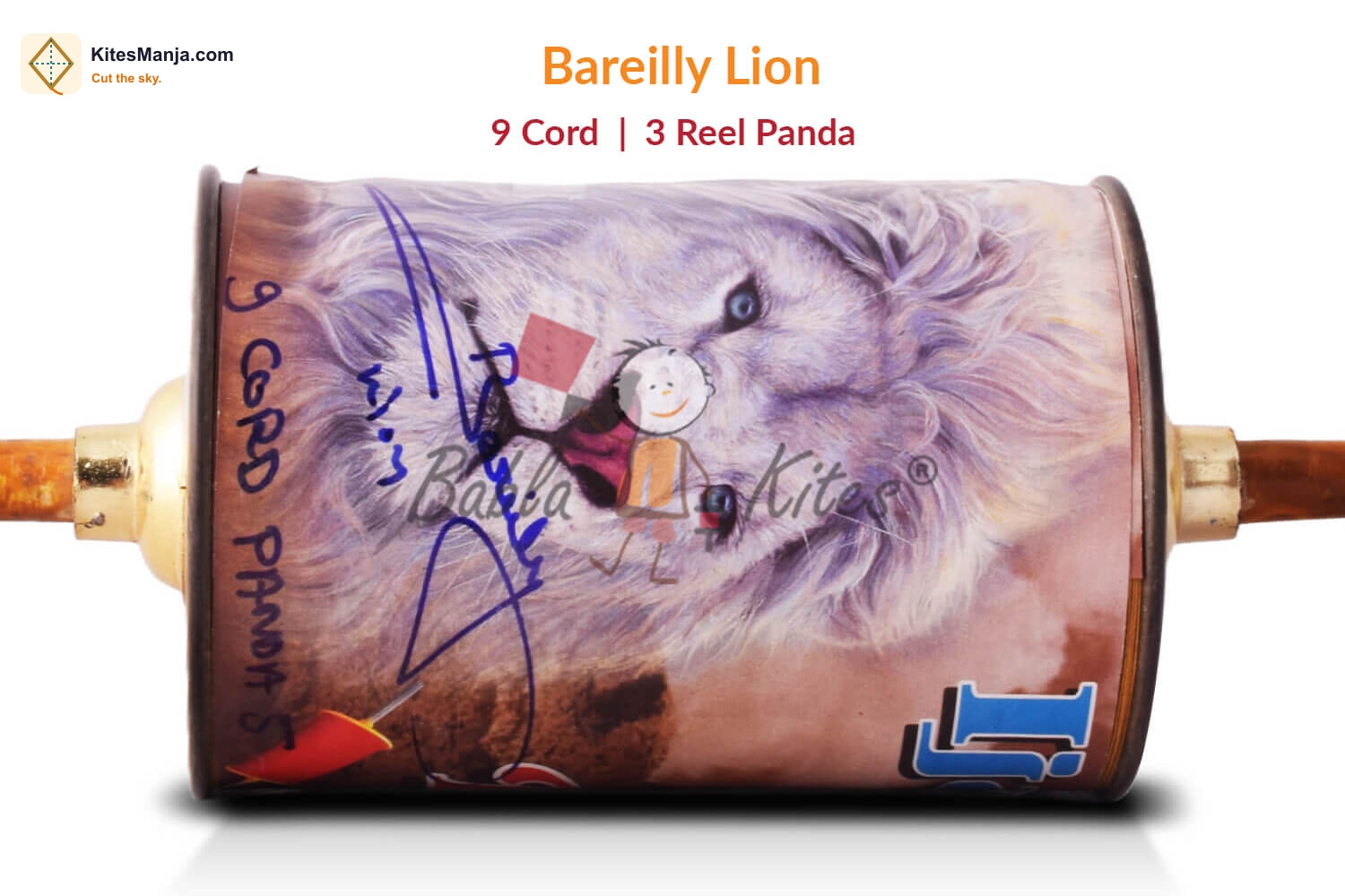 Bareilly Lion’s Tournament Winner Original Manjha – 9 Cord 3 Reel Panda No. 5 Manjha No. 1 Quality