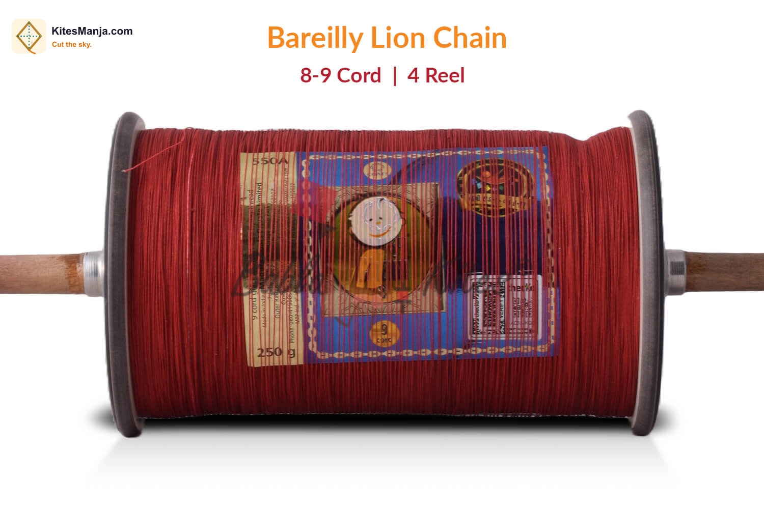 Bareilly Lion 9 Cord Chain / Sankal 8 (4 Reel/500gm) Manjha – Top Quality