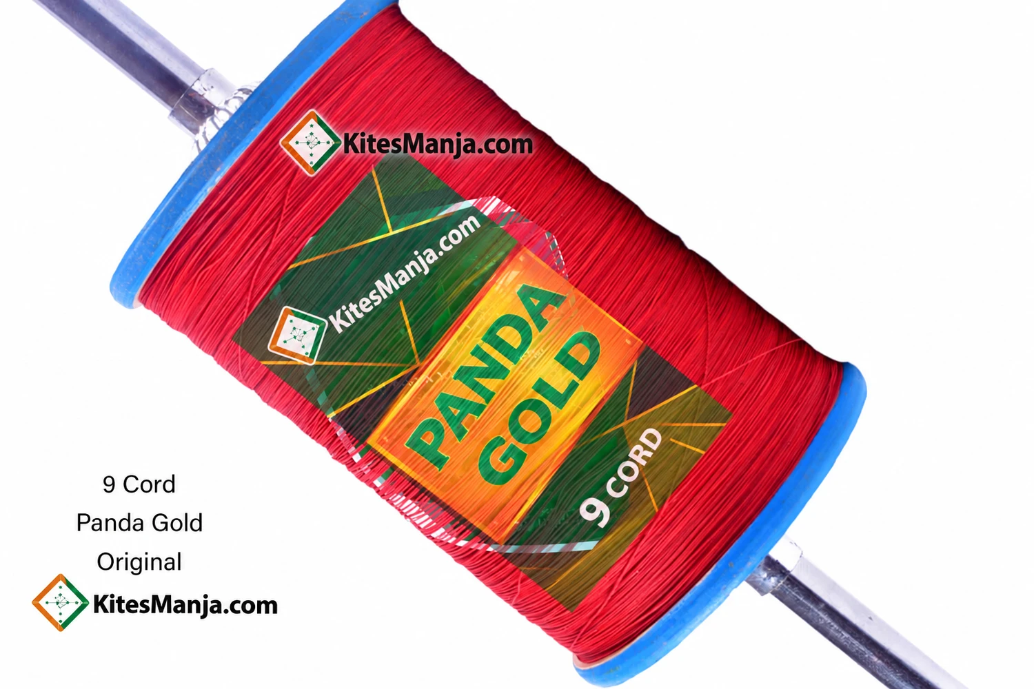 Panda Gold 9 Cord Manja (2000 meter) with Acryalic Spool + Free Shipping